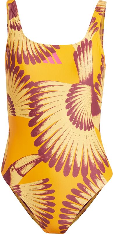 adidas - x FARM 3-Stripes - Badpak - Oranje - Dames