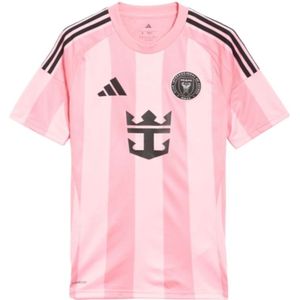adidas Inter Miami Home Shirt - Pink met Zwarte Details - 2025-2026