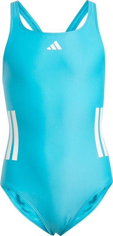 adidas - Performance 3-Stripes C-Back - Badpak - Turquoise - Kinderen