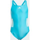 adidas - Performance 3-Stripes C-Back - Badpak - Turquoise - Kinderen