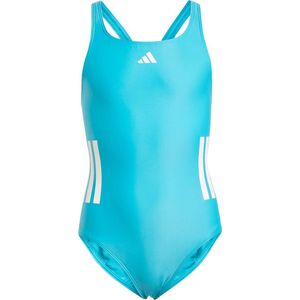 adidas - Performance 3-Stripes C-Back - Badpak - Turquoise - Kinderen