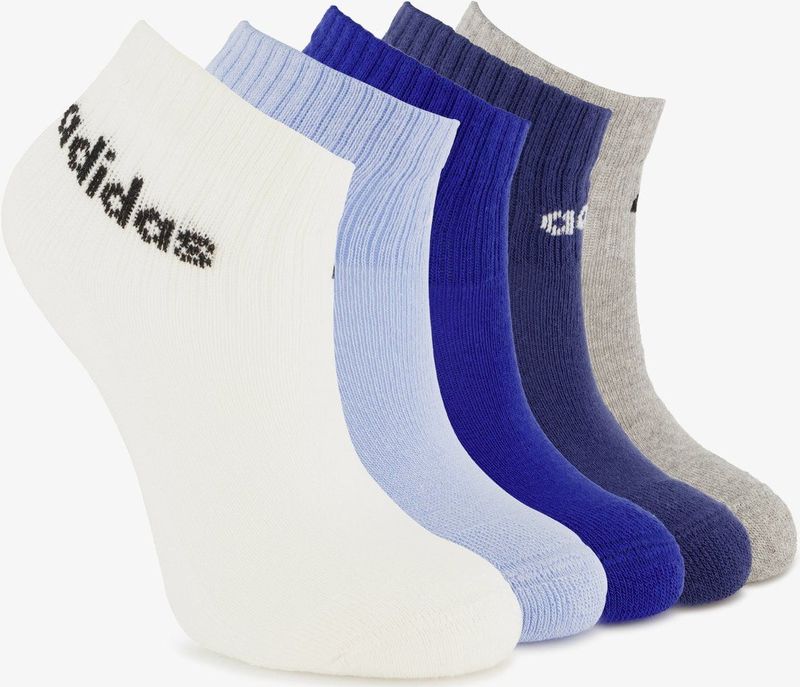 adidas - Kindersokken - Set van 5 Paar - Kleurmix - Katoenmix
