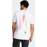 adidas Performance Tennis Happy 3 Balls Graphic T-shirt - Heren - Wit