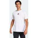 adidas Performance Tennis Happy 3 Balls Graphic T-shirt - Heren - Wit