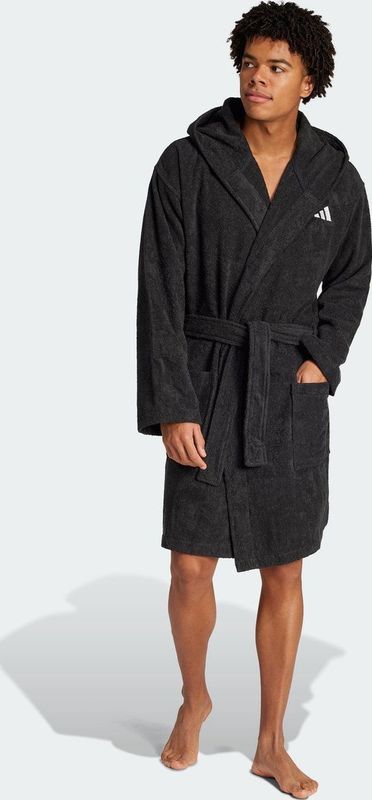 adidas Performance Badjas met Capuchon Unisex Zwart