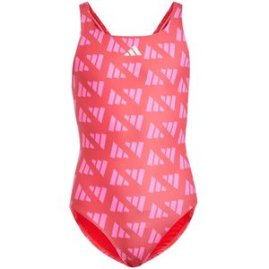 adidas Performance Logo Graphic V-Back Badpak Kids - Kinderen - Rood- 140