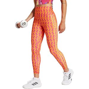 adidas - x FARM Rio 7/8 Legging - Dames - Oranje - Sportbroek