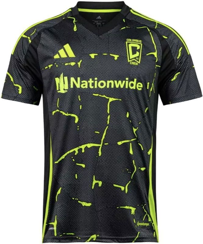 adidas - Columbus Crew - Uitshirt - Geel/Zwart - 100% Gerecycled Materiaal