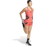 adidas - Adizero Road to Records - Hardloopsinglet - Zwart - Sneldrogend Materiaal