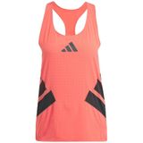 adidas - Adizero Road to Records - Hardloopsinglet - Zwart - Sneldrogend Materiaal