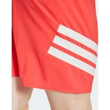 adidas - 3-Stripes Zwemshort - Heren - Rood - 8-inch