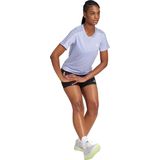 Adidas - Own The Run T-shirt - Zwart - Katoen - AEROREADY Technologie