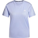 Adidas - Own The Run T-shirt - Zwart - Katoen - AEROREADY Technologie