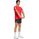 adidas - Own The Run - T-shirt - Zwart - Gerecycled Materiaal