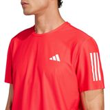 adidas - Own The Run - T-shirt - Zwart - Gerecycled Materiaal