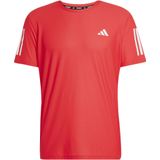 adidas - Own The Run - T-shirt - Zwart - Gerecycled Materiaal