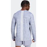 adidas - Hardloopshirt - Print - Zwart - 91% Gerecycled Polyester