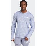 adidas - Hardloopshirt - Print - Zwart - 91% Gerecycled Polyester