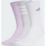 Werksokken - Grijs Roze Wit - Set van 3