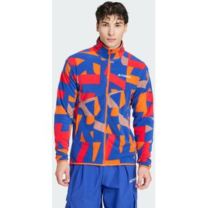 adidas Terrex Multi AOP Full Zip Fleece Jacket Fleecevest (Heren |meerkleurig)