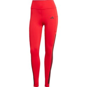 adidas Performance Optime 3-Stripes Lange Legging - Dames - Rood