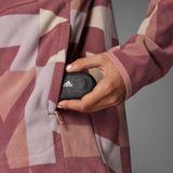 adidas Terrex - Multi AOP Full Zip Fleecevest - Roze/Bruin - 100% Polyester