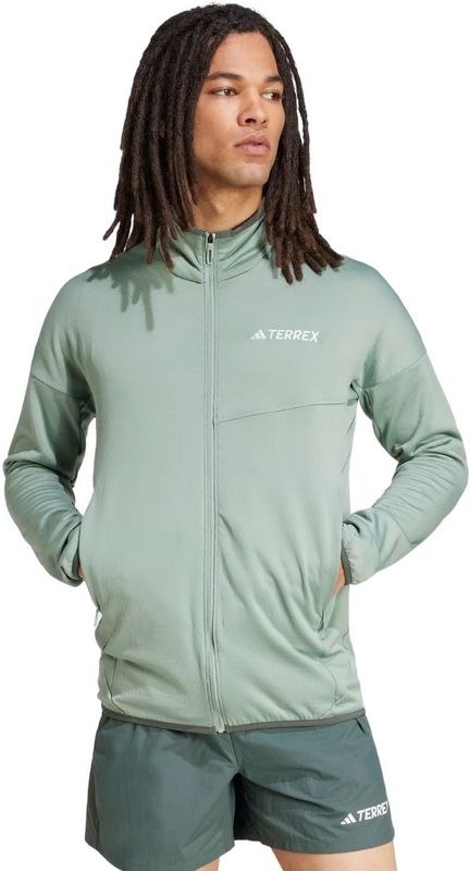 adidas - TERREX Xperior Climawarm - Fleece Jas - Lichtgewicht - Met Volledige Rits