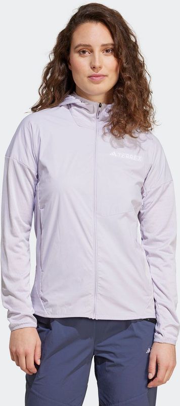 adidas Terrex - Xploric Wind Lt. Fleecejacket - Wit - Polyester/Elastaan