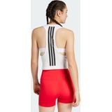 adidas - Power 3-Stripes Racerback Beha - Dames - Wit - Sportmateriaal