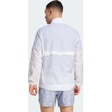 adidas Own The Run 3S Laufjacke Herren - Weiß, Größe XL