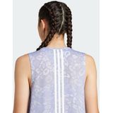 adidas ClimaCool 3 Stripe Tank Paars Groen Dames