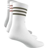 adidas - 3-Stripes Cushioned Crew Socks - Uniseks - Set van 3 Paar - Gewatteerd
