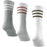 adidas - 3-Stripes Cushioned Crew Socks - Uniseks - Set van 3 Paar - Gewatteerd