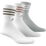 adidas - 3-Stripes Cushioned Crew Socks - Uniseks - Set van 3 Paar - Gewatteerd