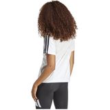 adidas - T-shirt - Zwart - Katoen - 3-Strepen