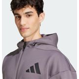 Adidas - Z.n.e Sweatshirt - Grijs - Drielaags Dubbelgebreid