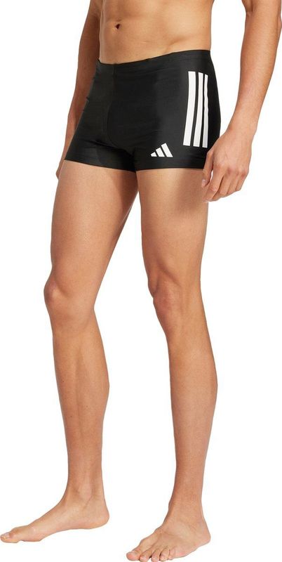 Adidas - 3-Stripes - Zwembroek - Zwart - Gerecycled Polyamide en Elastaan, Infinitex-technologie