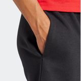 adidas - Essentials Linear - Damesshort - Zacht Fleece - Casual Look