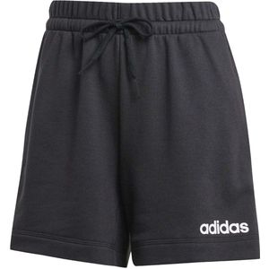 adidas - Essentials Linear - Damesshort - Zacht Fleece - Casual Look