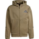 adidas - Trainingsjack - Zwart - Dubbelgebreide Stof