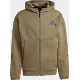 adidas - Trainingsjack - Zwart - Dubbelgebreide Stof