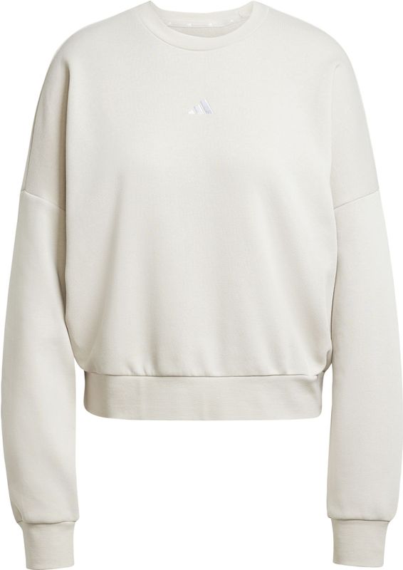 adidas - Essentials Small Logo - Sweatshirt - Grijs - Fleece