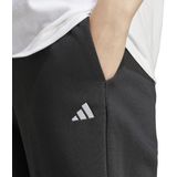 Adidas - Essentials Small Logo - Joggingbroek - Zwart - Fleece