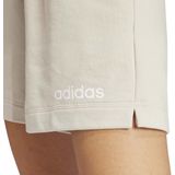 adidas - Women's Linear FT Shorts - Short - Beige - 55% Katoen, 36% Polyester, 9% Viscose