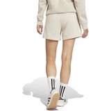 adidas - Women's Linear FT Shorts - Short - Beige - 55% Katoen, 36% Polyester, 9% Viscose