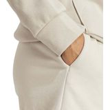 adidas - Women's Linear FT Shorts - Short - Beige - 55% Katoen, 36% Polyester, 9% Viscose