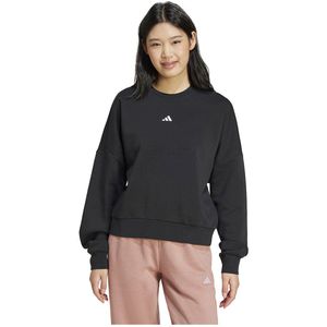 Adidas - Essentials Small Logo - Sweatshirt - Zwart - Fleece
