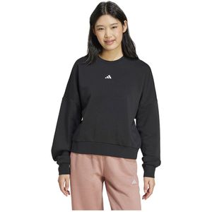 Adidas - Essentials Small Logo - Sweatshirt - Zwart - Fleece