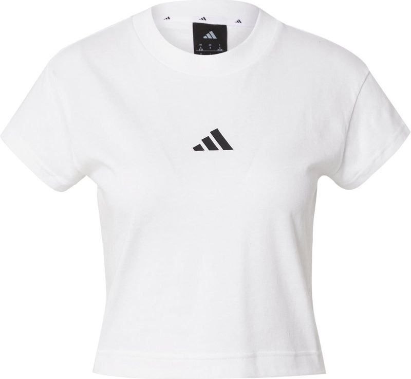 adidas - T-shirt - Zwart - Katoen - Slim Fit - Ronde Hals