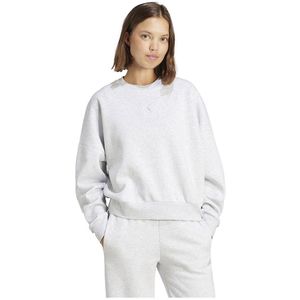 Adidas - Essentials Small Logo Sweatshirt - Dames - Grijs - Fleece